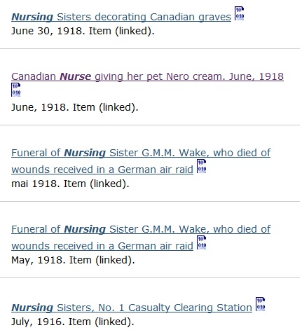 Search results for the nurs* search.