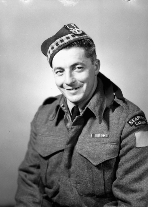 Private Ernest Alvia “Smokey” Smith, V.C., of the Seaforth Highlanders of Canada