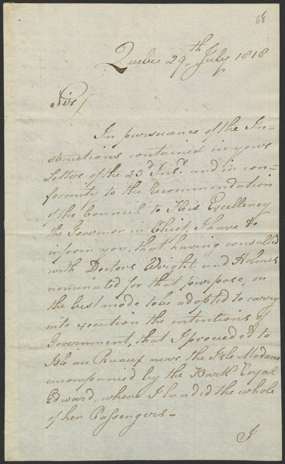 First page of a handwritten letter, black ink on white paper.