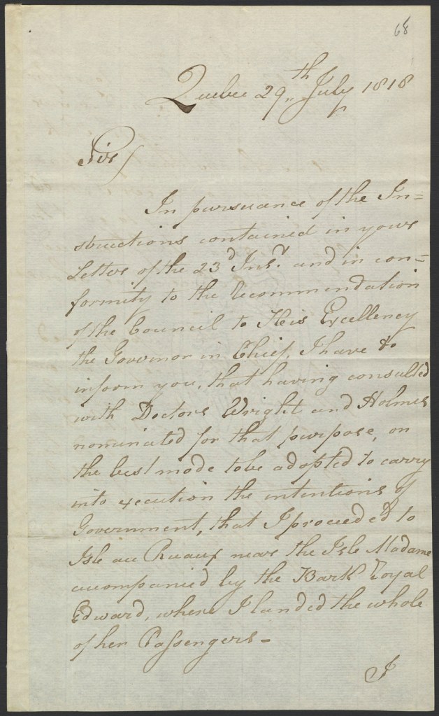 First page of a handwritten letter, black ink on white paper.