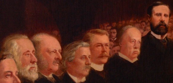Detail shows politicians and prominent citizens of the day
