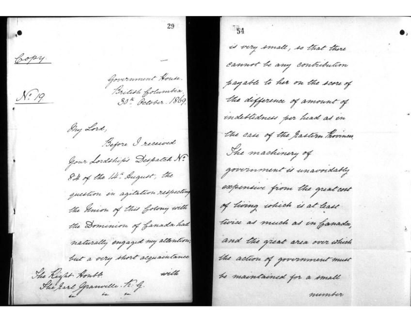 Two pages with handwriting in black ink.