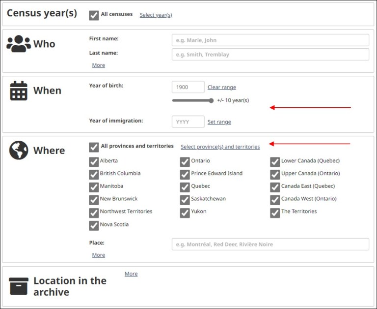 Census Search | Library and Archives Canada Blog